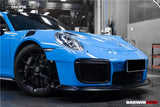 2013-2019 Porsche 911 991 Turbo S GT2RS Style Partial Carbon Fiber Front Bumper and Fender