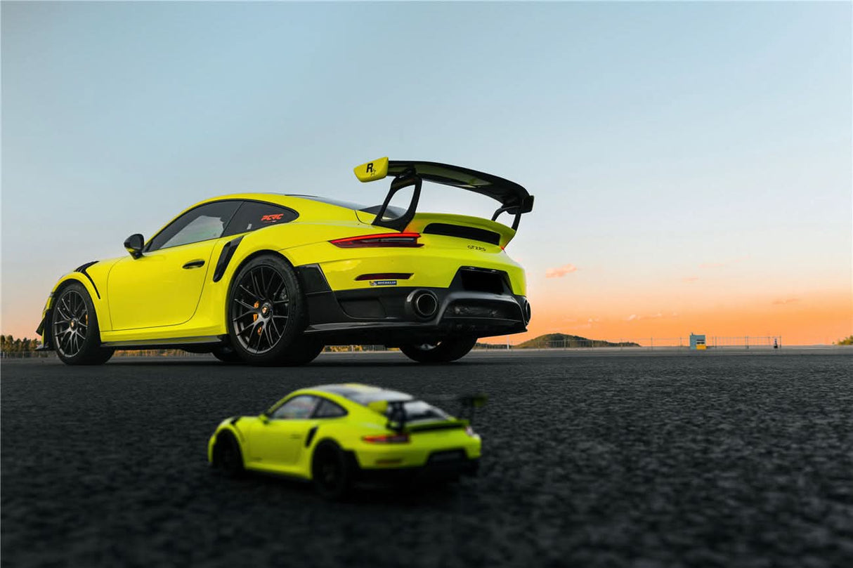 2013-2019 Porsche 911 991 Turbo Partial Carbon Fiber Trunk Spoiler Wing DarwinPRO (GT2RS Style) Fits Turbo,TurboS