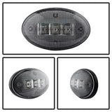 xTune Ford F-250 Super Duty/F-350 Super Duty/F-450 Super Duty/F-550 Super Duty 99-10 Incl. 2 Red And 2 Amber Lights XTune LED Side Fender Lights 4 pc. Clear