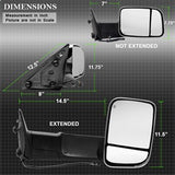 xTune Dodge Ram 1500/Ram 2500/Ram 3500/1500/2500/3500 09-10 Right XTune Door Mirror Manual Extendable Power Heated/Adjustable