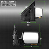 xTune Ford F-150 04-06 Right XTune Door Mirror w/LED Signal Power Heated