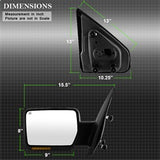 xTune Ford F-150 07-14 LH(Driver) Side XTune Door Mirror Power Heated OE