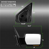 xTune Ford F-150 07-14 RH(Passenger) Side XTune Door Mirror Power Heated OE