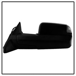 xTune Dodge Ram 1500 09-12 Manual Extendable - POWER Heated Adjust Mirror with LED Signal Black Housing - LEFT Fit: Ram 2500/3500 10-12