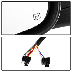 xTune Dodge Ram 1500 09-12 Manual Extendable - POWER Heated Adjust Mirror with LED Signal Black Housing - LEFT Fit: Ram 2500/3500 10-12