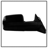 xTune Dodge Ram 1500 09-12 Manual Extendable - POWER Heated Adjust Mirror with LED Signal Black Housing - Right Fit: Ram 2500/3500 10-12