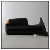 xTune Dodge Ram 1500 09-12 Manual Extendable - POWER Heated Adjust Mirror with LED Signal Black Housing - Right Fit: Ram 2500/3500 10-12