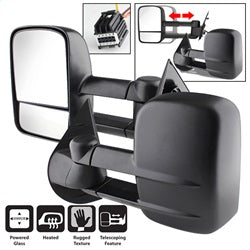 xTune Chevy Silverado 07-12 L&R Manual Extendable - POWER Heated Adjust Mirror