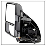 xTune Ford F-250 Super Duty/F-350 Super Duty/F-450 Super Duty/F-550 Super Duty 08-15 Left And Right XTune Door Mirror Set Manual Extendable Power Heated/Adjustable