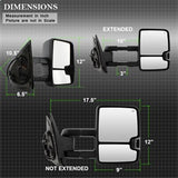 xTune Chevrolet Silverado 1500/Silverado 1500 Classic/Silverado 1500 HD Classic/Silverado 2500 HD/Silverado 2500 HD Classic/Silverado 3500 Classic/Silverado 3500 HD 07-13 Left And Right XTune Door Mirror Set G2 Power Heated