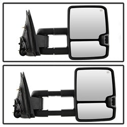xTune Chevy Silverado 14-16 G2 Power Heated Smoke LED Signal Telescoping Mirror - SET
