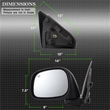 xTune Dodge Ram 1500/Ram 2500/Ram 3500 02-08 LH(Driver) Side XTune Door Mirror Power Heated OE