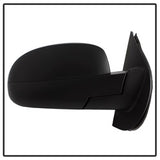 xTune Chevrolet Silverado 1500/Silverado 2500 HD/Silverado 3500 HD 07-14 RH(Passenger) Side XTune Door Mirror Power Heated Shiny Black