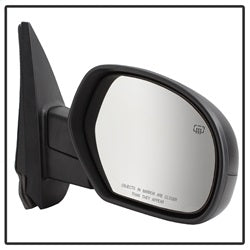 xTune Chevrolet Silverado 1500/Silverado 2500 HD/Silverado 3500 HD 07-14 RH(Passenger) Side XTune Door Mirror Power Heated Shiny Black