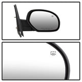 xTune Chevrolet Silverado 1500/Silverado 2500 HD/Silverado 3500 HD 07-14 RH(Passenger) Side XTune Door Mirror Power Heated Shiny Black