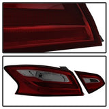 OE Nissan Altima 16-18 Red Smoke OE Tail Light