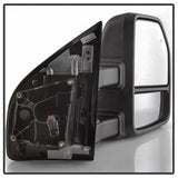 xTune Ford F-150 15-17 Set Power Heated LED Signal Telescoping Mirrors Smoke