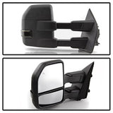 xTune Ford F-150 15-17 Set Power Heated LED Signal Telescoping Mirrors Smoke