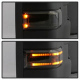 xTune Ford F-150 15-17 Set Power Heated LED Signal Telescoping Mirrors Smoke
