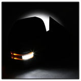 xTune Ford F-150 15-17 Set Power Heated LED Signal Telescoping Mirrors Smoke