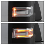 xTune Ford F-150 15-17 Set Power Heated LED Signal Telescoping Mirrors Clear