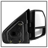 xTune Ford F-150/F-150 Heritage 04-14 Set Power Heated LED Signal Telescoping Mirrors Smoke