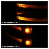 xTune Ford F-250 Super Duty/F-350 Super Duty 99-07 Set Power Heated LED Signal Telescoping Mirrors Smoke