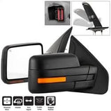 xTune Ford F-150/F-150 Heritage 04-06 OEM Power Heated Sequential LED Signal Mirror Set Amber
