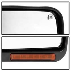 xTune Ford F-150/F-150 Heritage 04-06 OEM Power Heated Sequential LED Signal Mirror Set Amber