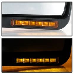 xTune Ford F-150/F-150 Heritage 04-06 OEM Power Heated Sequential LED Signal Mirror Set Amber