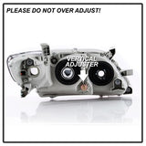 OE Toyota Camry 07-09 Black Halogen OE Headlights