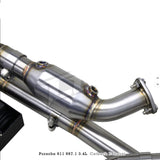 304ss Valved Catback Exhaust for Porsche 911 997.1 997.2 Carrera 4S