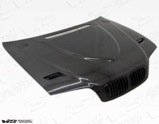 1999-2001 BMW 3 SERIES E46 4 doors Euro R Style Carbon Fiber Black Hood