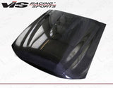 1999-2004 Ford Mustang 2 doors Cobra R 2000 Style Carbon Fiber Black Hood