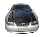 1999-2004 Ford Mustang 2 doors GT 500 Style Carbon Fiber Black Hood
