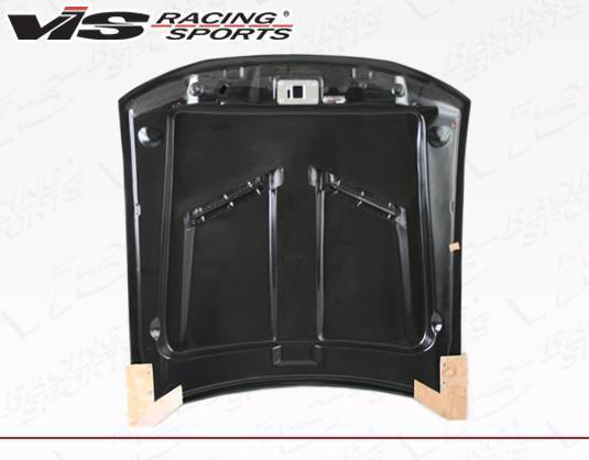 1999-2004 Ford Mustang 2 doors Stalker 2 Style Carbon Fiber Black Hood