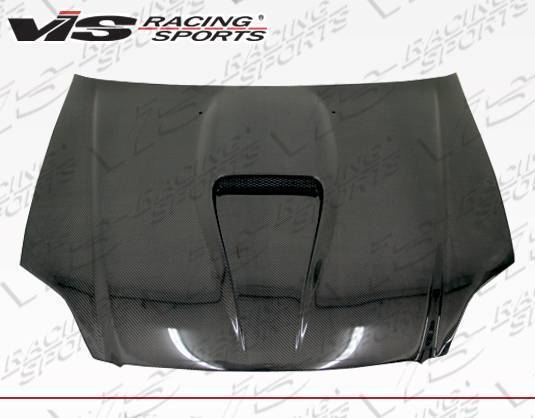 1999-2000 Honda Civic 2 doors G Force Style Carbon Fiber Black Hood