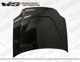 1999-2000 Honda Civic 4 doors 2 doors JS Style Carbon Fiber Black Hood