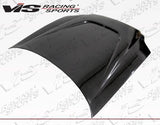 1999-2000 Honda Civic 4 doors 2 doors JS Style Carbon Fiber Black Hood