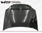 1999-2000 Honda Civic 4 doors 2 doors MONSTER Style Carbon Fiber Black Hood