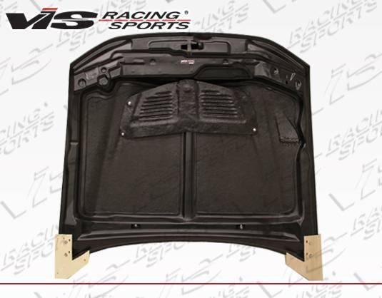 1999-2003 Mitsubishi Galant 4 doors EVO Style Carbon Fiber Black Hood