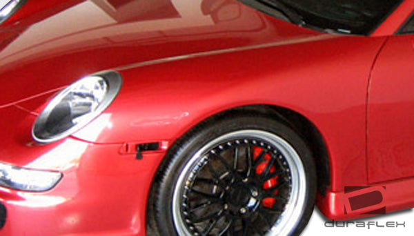 1999-2004 Porsche Boxster 997 Duraflex GT-3 RS Front End Conversion Kit - 4 Piece