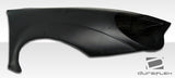 2002-2004 Porsche 911 Carrera 996 C2 C4 Duraflex GT3 RSR Look Wide Body Front Fenders - 2 Piece