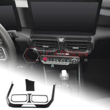 Real Carbon Fiber Center Dashboard A/C Vent Trim Overlays for 2024+ Ford Mustang