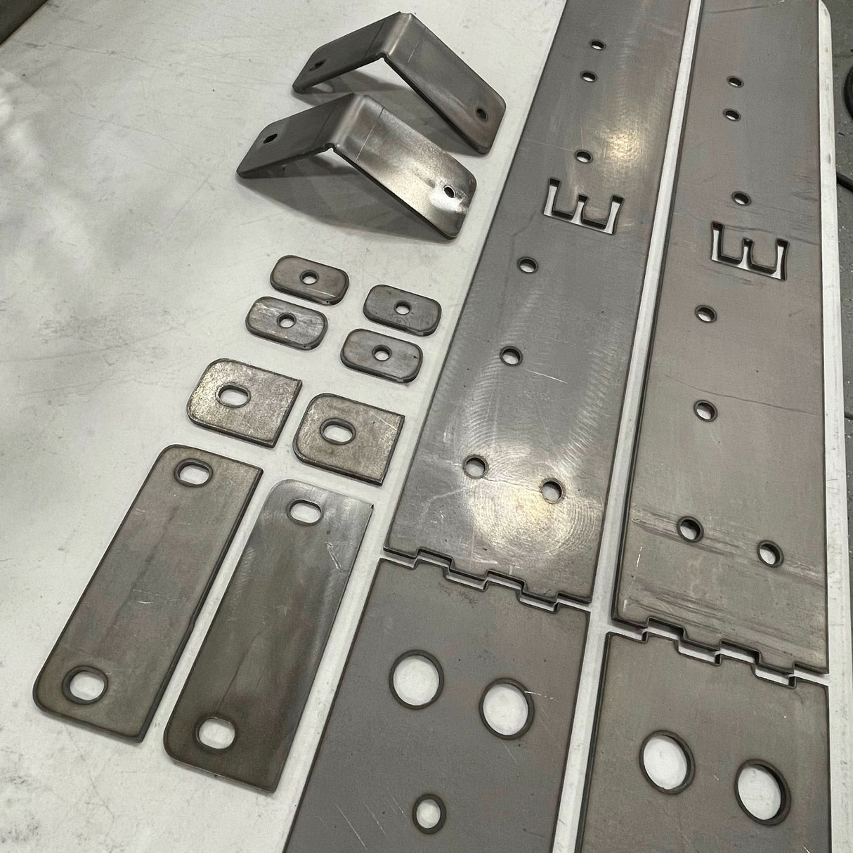 Toyota Tacoma Longbed (16-23) Bolt on Rock Slider Frame Plate Kit