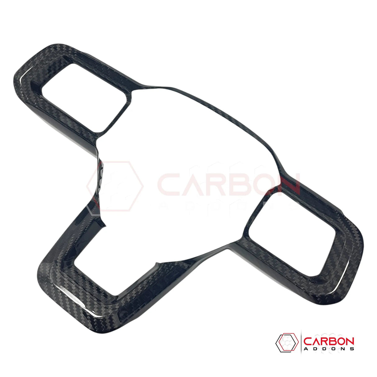 2024+ S650 Mustang Hard Carbon Fiber Steering Wheel Trim Covers