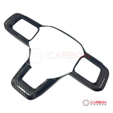 2024+ S650 Mustang Hard Carbon Fiber Steering Wheel Trim Covers