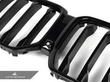AutoTecknic Painted Glazing Black Front Grille - BMW G06 X6 LCI