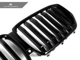 AutoTecknic Gloss Black Front Grille - G05 X5 LCI