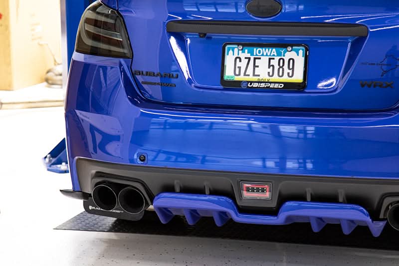 OLM A1 Style Paint Matched Rear Diffuser (Galaxy Blue Pearl) - 2015-2021 WRX / STI